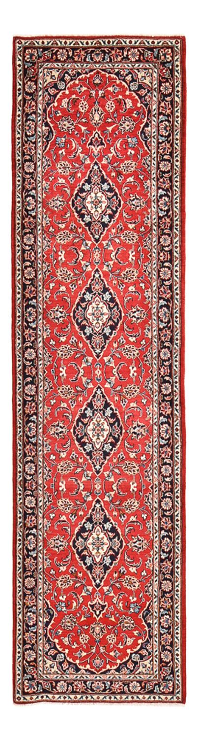 Alfombra de pasillo Alfombra persa - Keshan - 303 x 80 cm - rojo