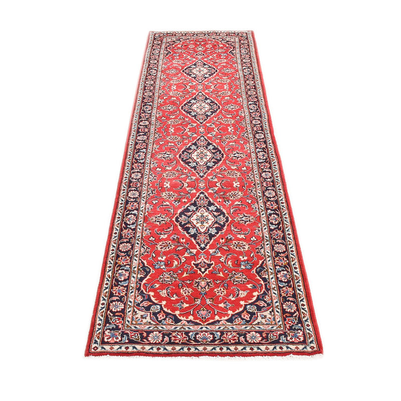 Alfombra de pasillo Alfombra persa - Keshan - 303 x 80 cm - rojo