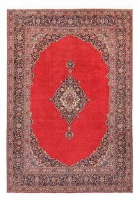 Alfombra persa - Keshan - 377 x 252 cm - rojo