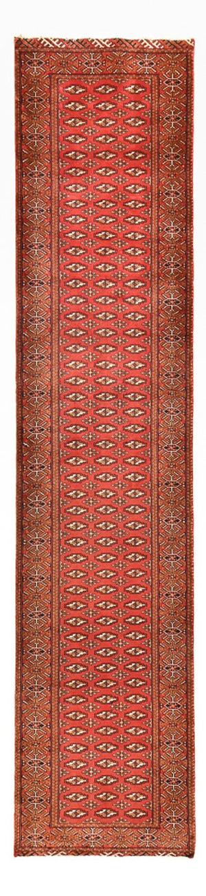 Alfombra de pasillo Alfombra Turkaman - 369 x 86 cm - rojo