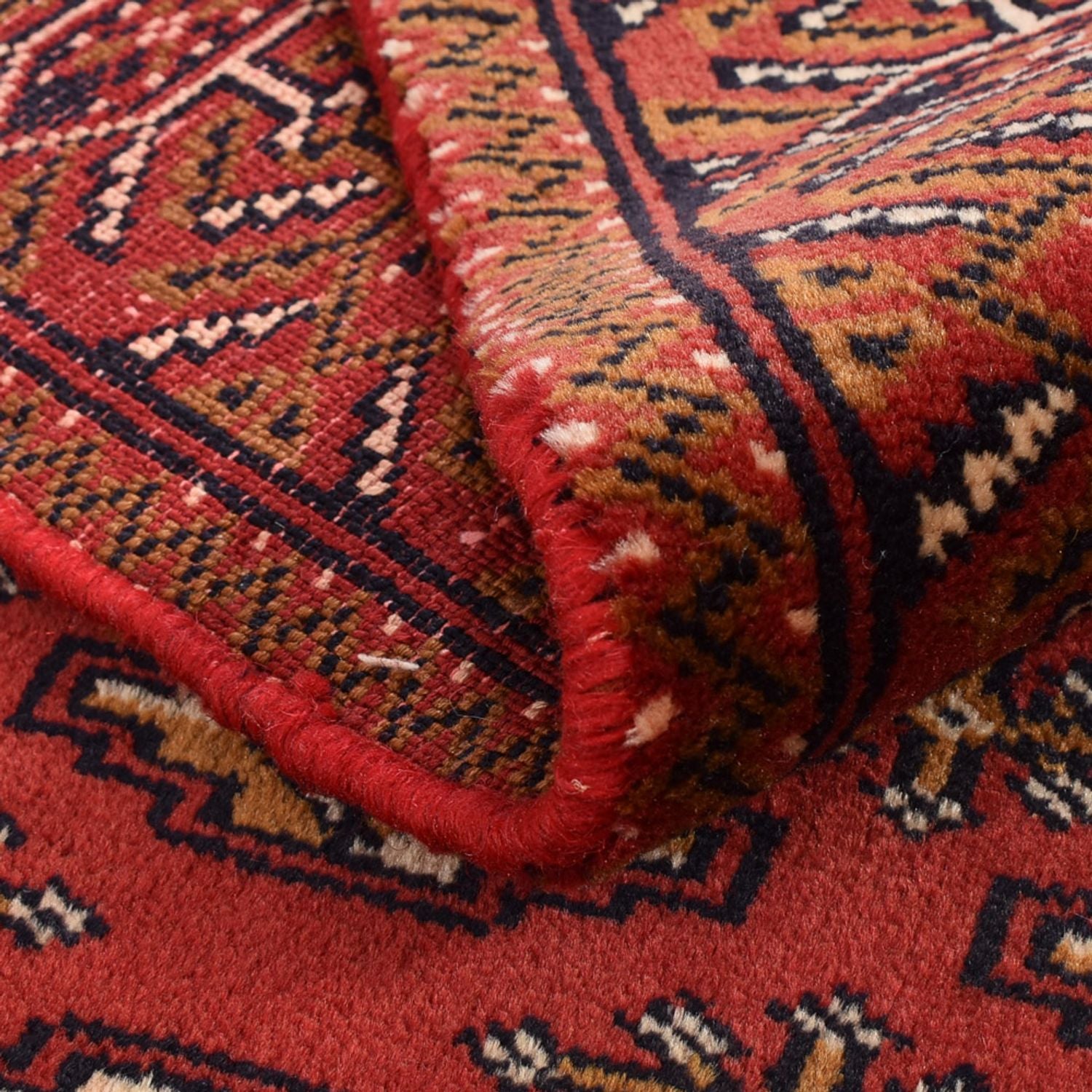 Alfombra de pasillo Alfombra Turkaman - 369 x 86 cm - rojo