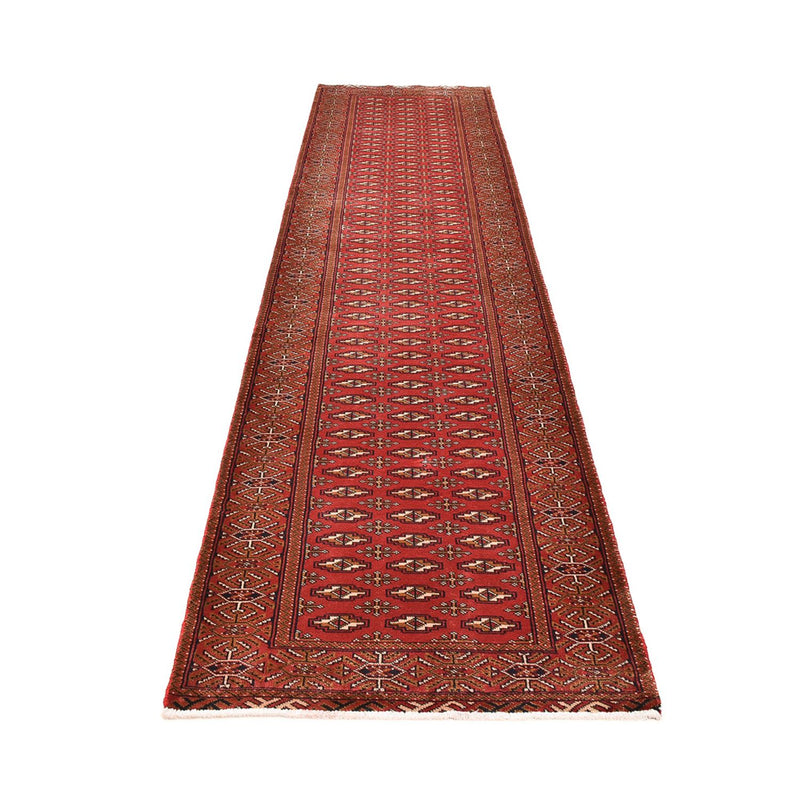 Alfombra de pasillo Alfombra Turkaman - 369 x 86 cm - rojo