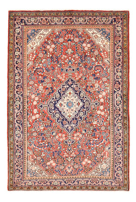 Alfombra persa - Nómada - 201 x 136 cm - multicolor