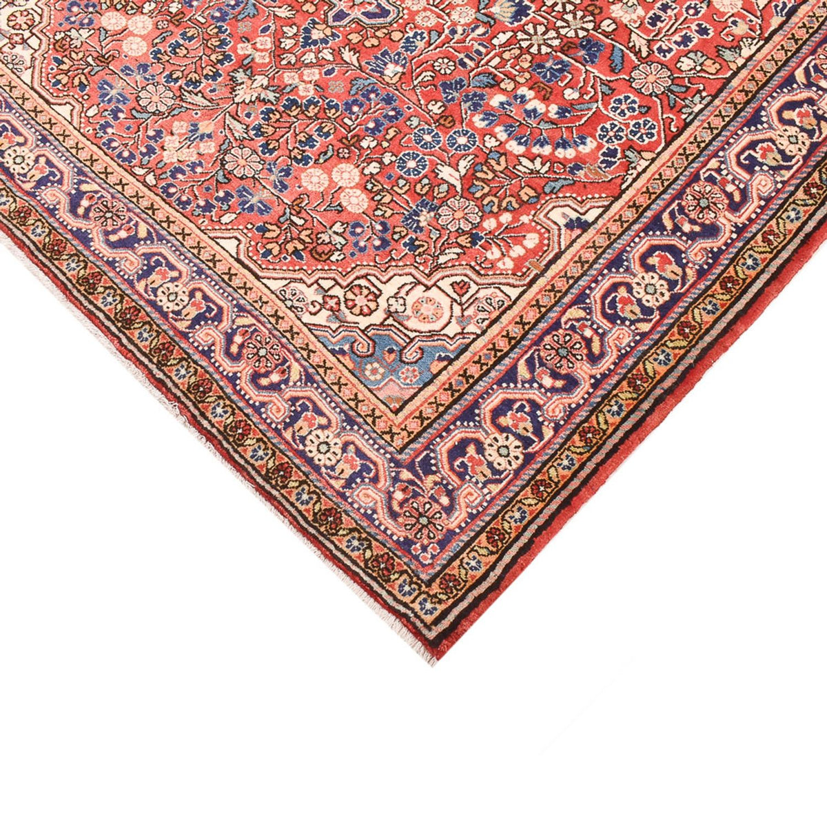 Alfombra persa - Nómada - 201 x 136 cm - multicolor