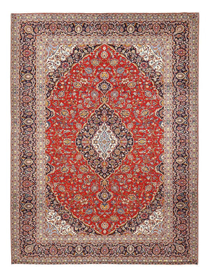 Alfombra persa - Keshan - 395 x 295 cm - rojo