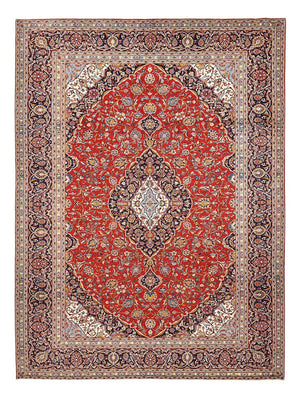 Alfombra persa - Keshan - 395 x 295 cm - rojo
