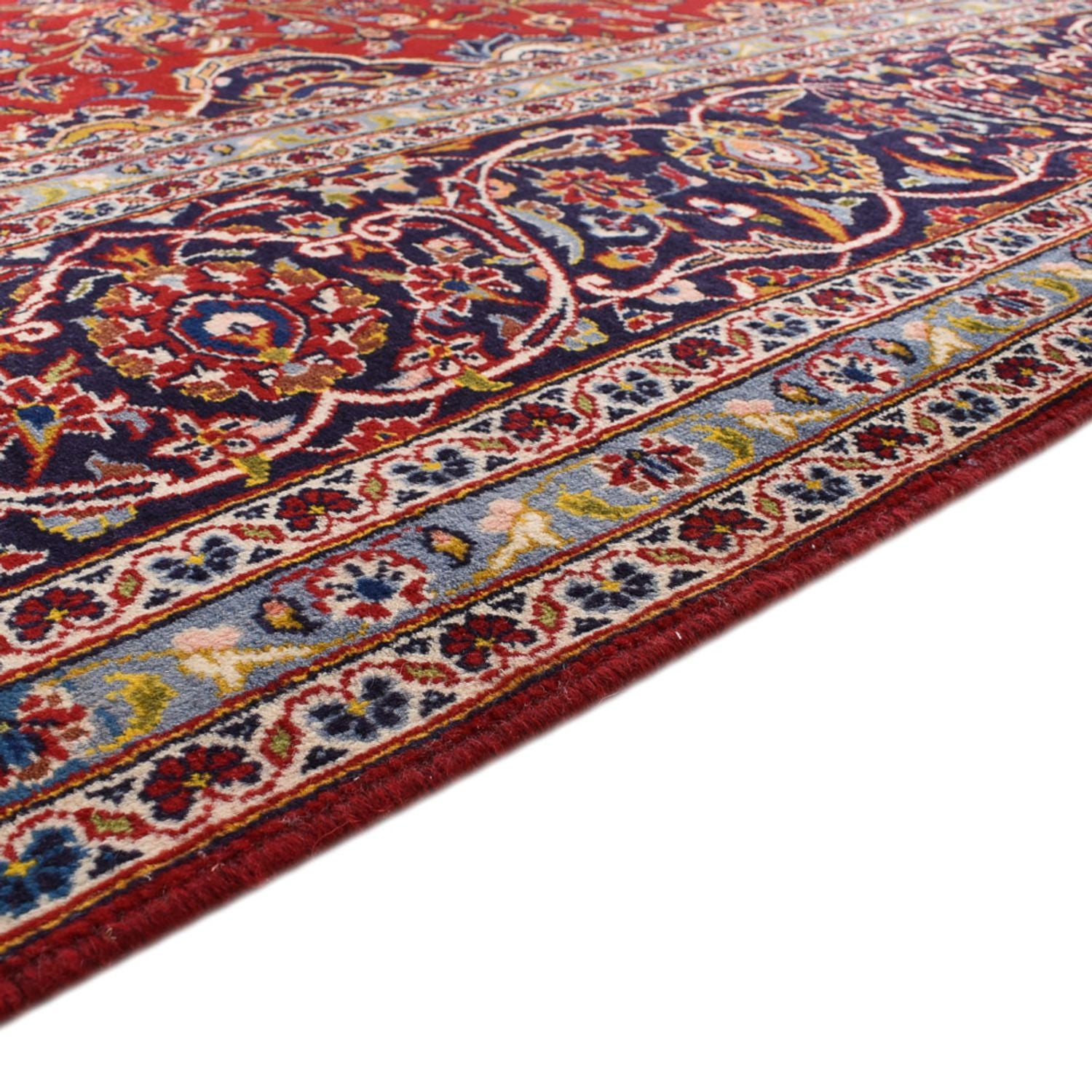Alfombra persa - Keshan - 395 x 295 cm - rojo