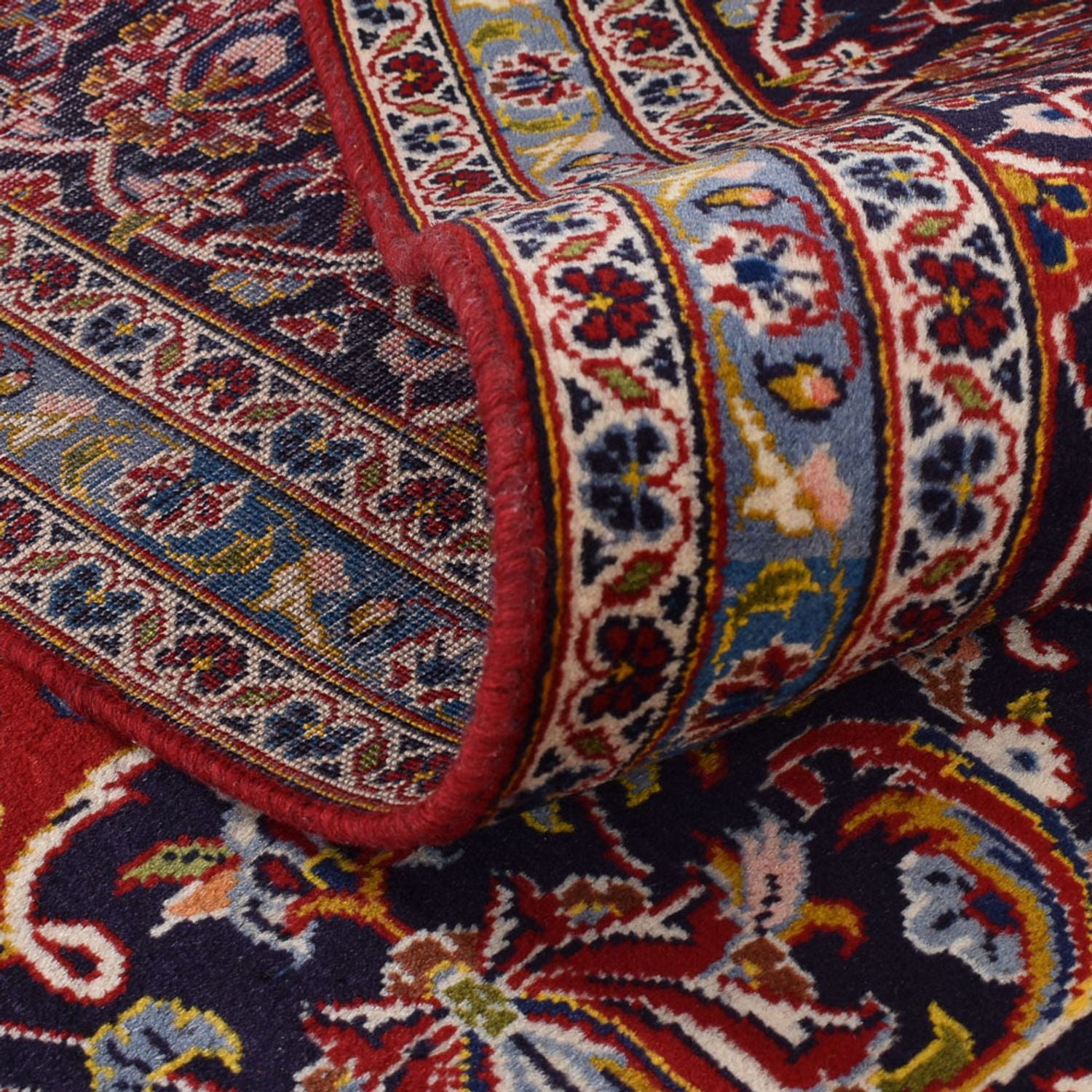 Alfombra persa - Keshan - 395 x 295 cm - rojo