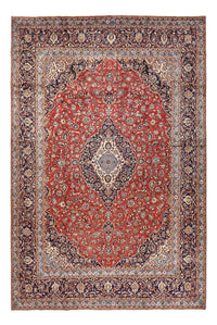 Alfombra persa - Keshan - 450 x 300 cm - rojo