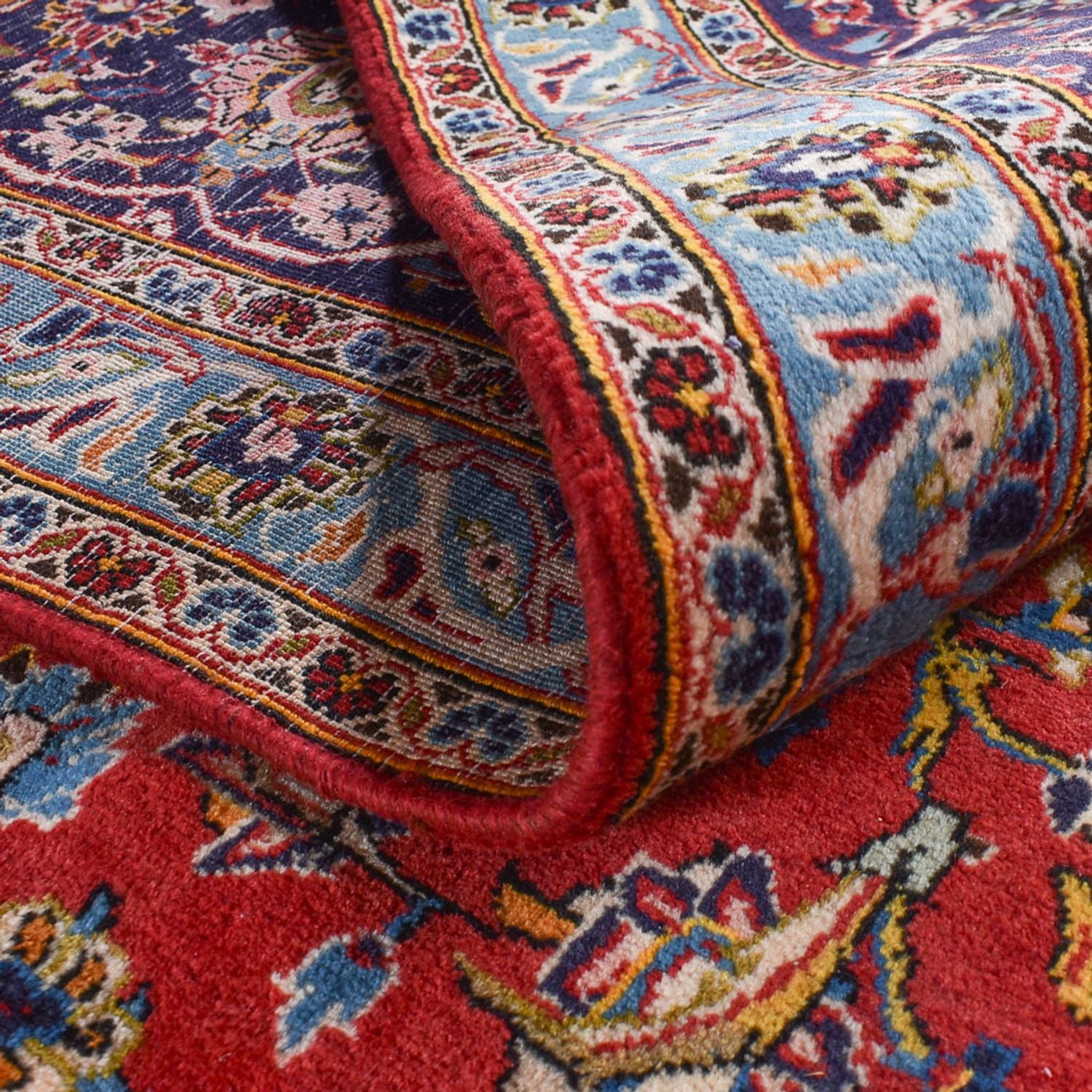 Alfombra persa - Keshan - 450 x 300 cm - rojo