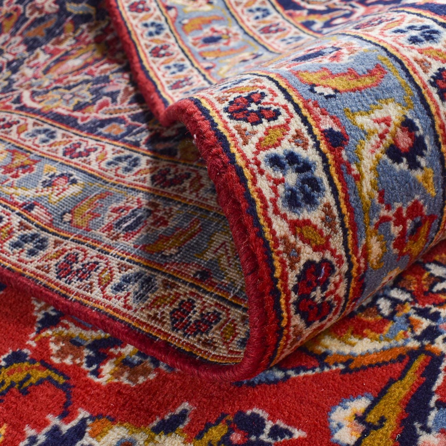 Alfombra persa - Keshan - 487 x 300 cm - rojo