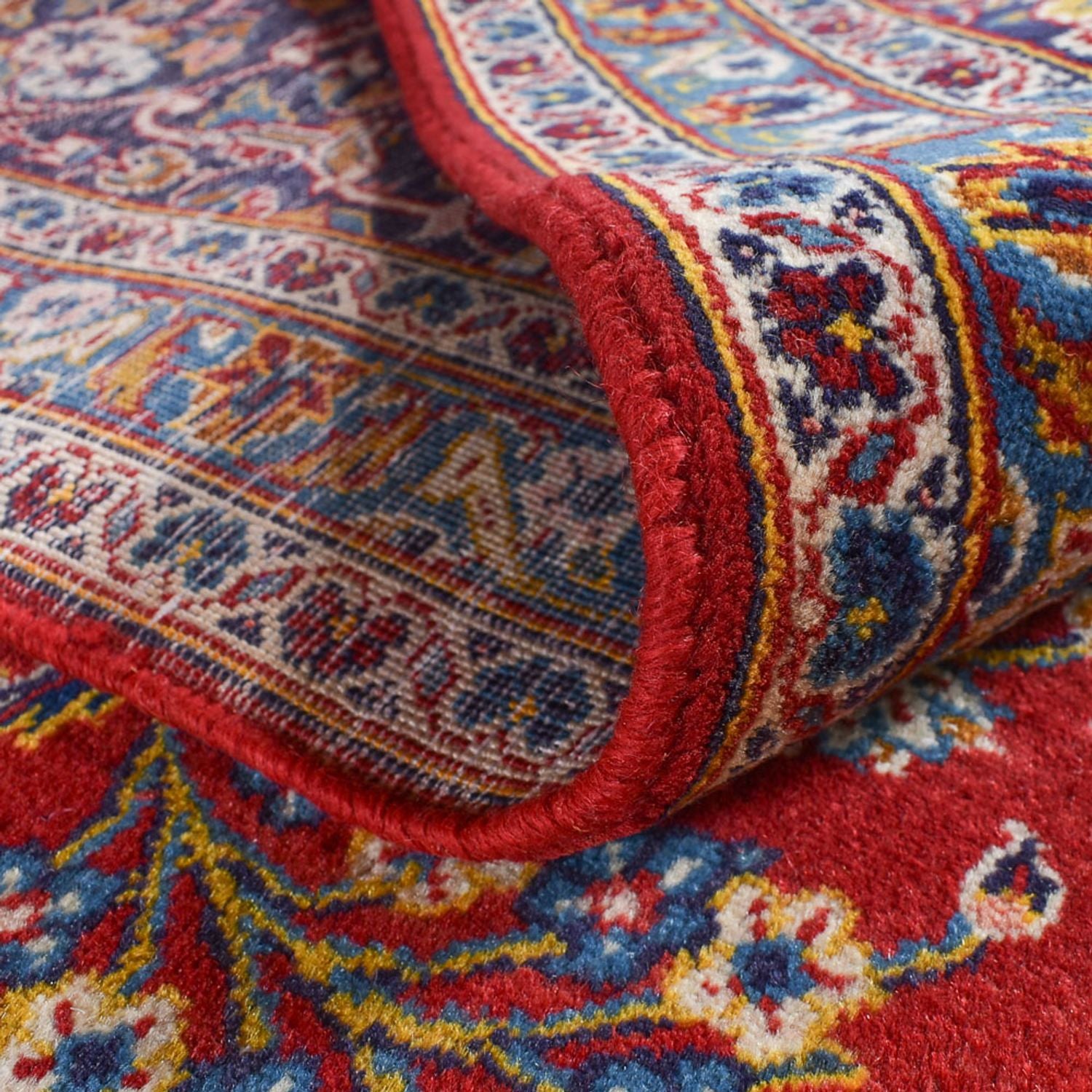 Alfombra persa - Keshan - 455 x 301 cm - rojo