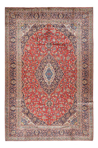 Alfombra persa - Keshan - 478 x 307 cm - rojo