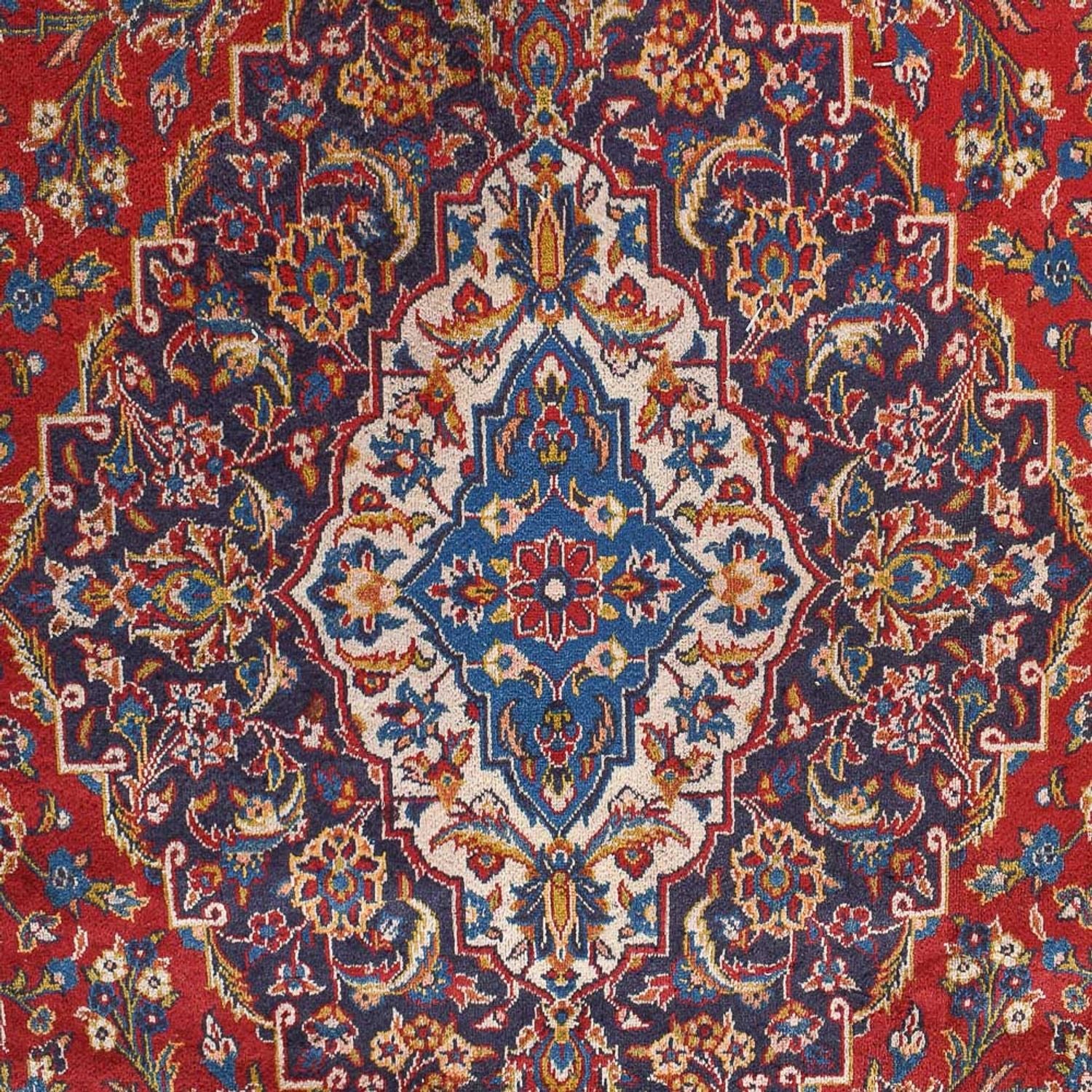 Alfombra persa - Keshan - 478 x 307 cm - rojo