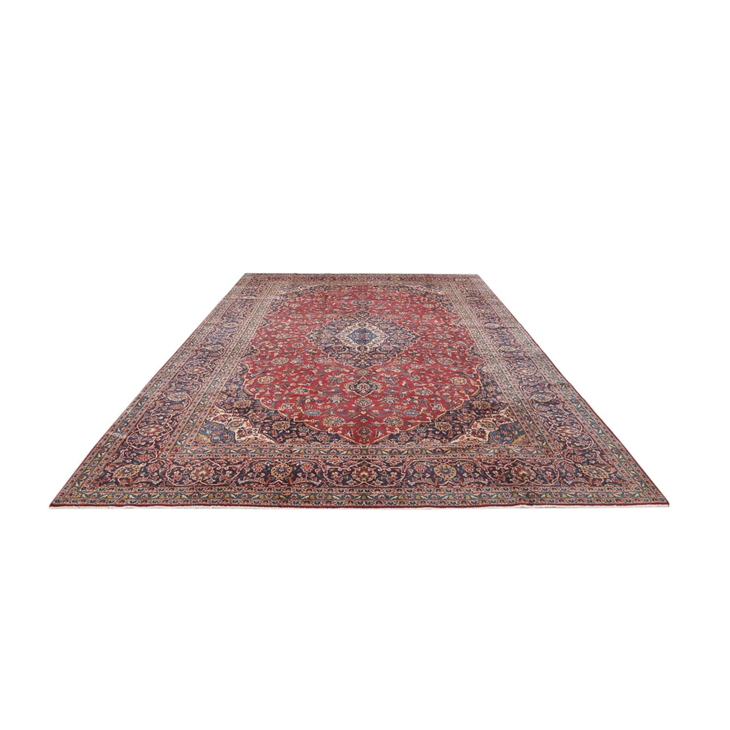Alfombra persa - Keshan - 478 x 307 cm - rojo