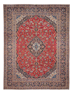 Alfombra persa - Keshan - 396 x 301 cm - rojo