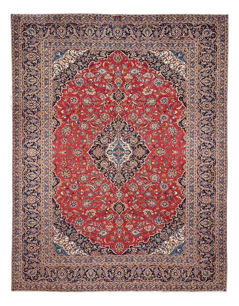 Alfombra persa - Keshan - 396 x 301 cm - rojo