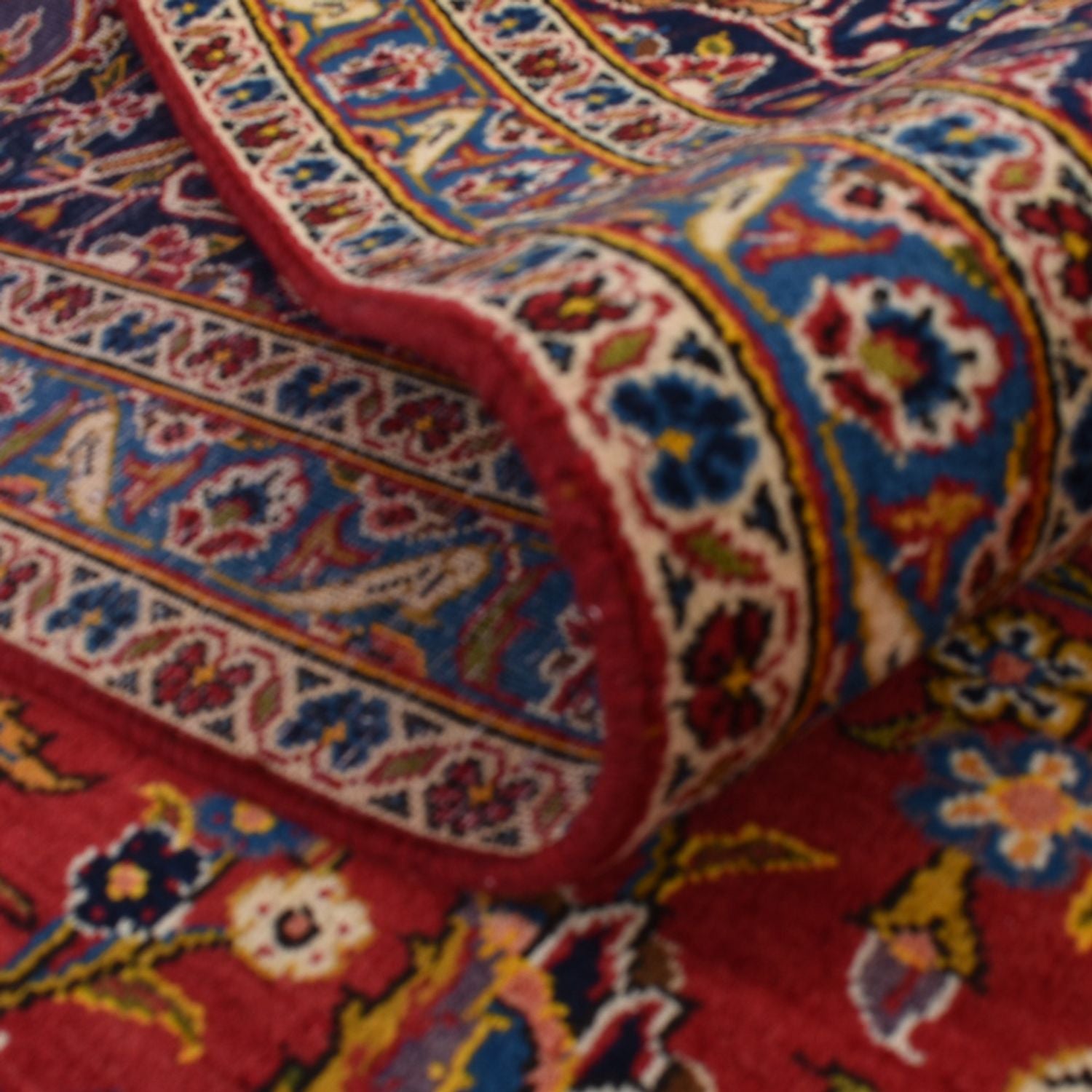 Alfombra persa - Keshan - 396 x 301 cm - rojo