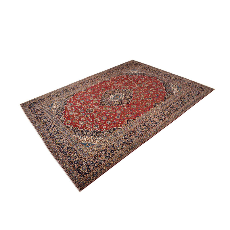 Alfombra persa - Keshan - 396 x 301 cm - rojo