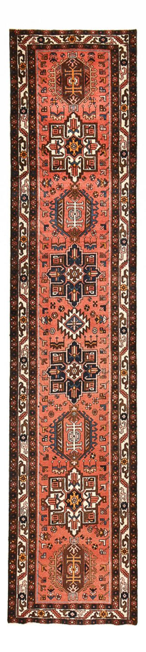 Alfombra de pasillo Alfombra persa - Nómada - 452 x 98 cm - rojo claro