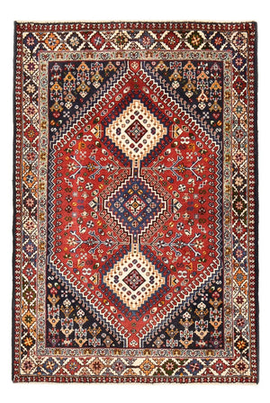 Alfombra persa - Nómada - 147 x 97 cm - rojo