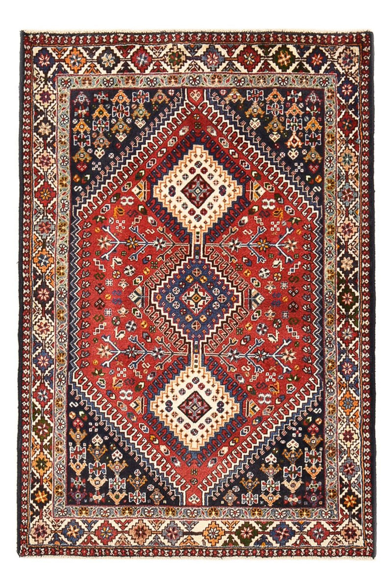 Alfombra persa - Nómada - 147 x 97 cm - rojo