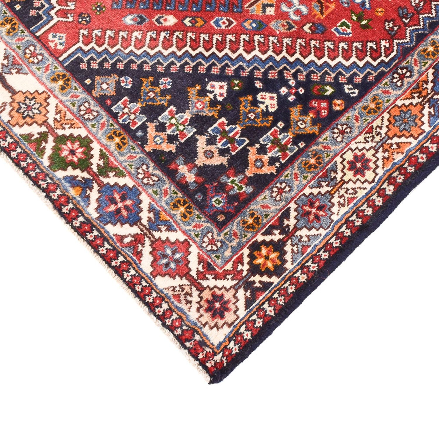 Alfombra persa - Nómada - 147 x 97 cm - rojo