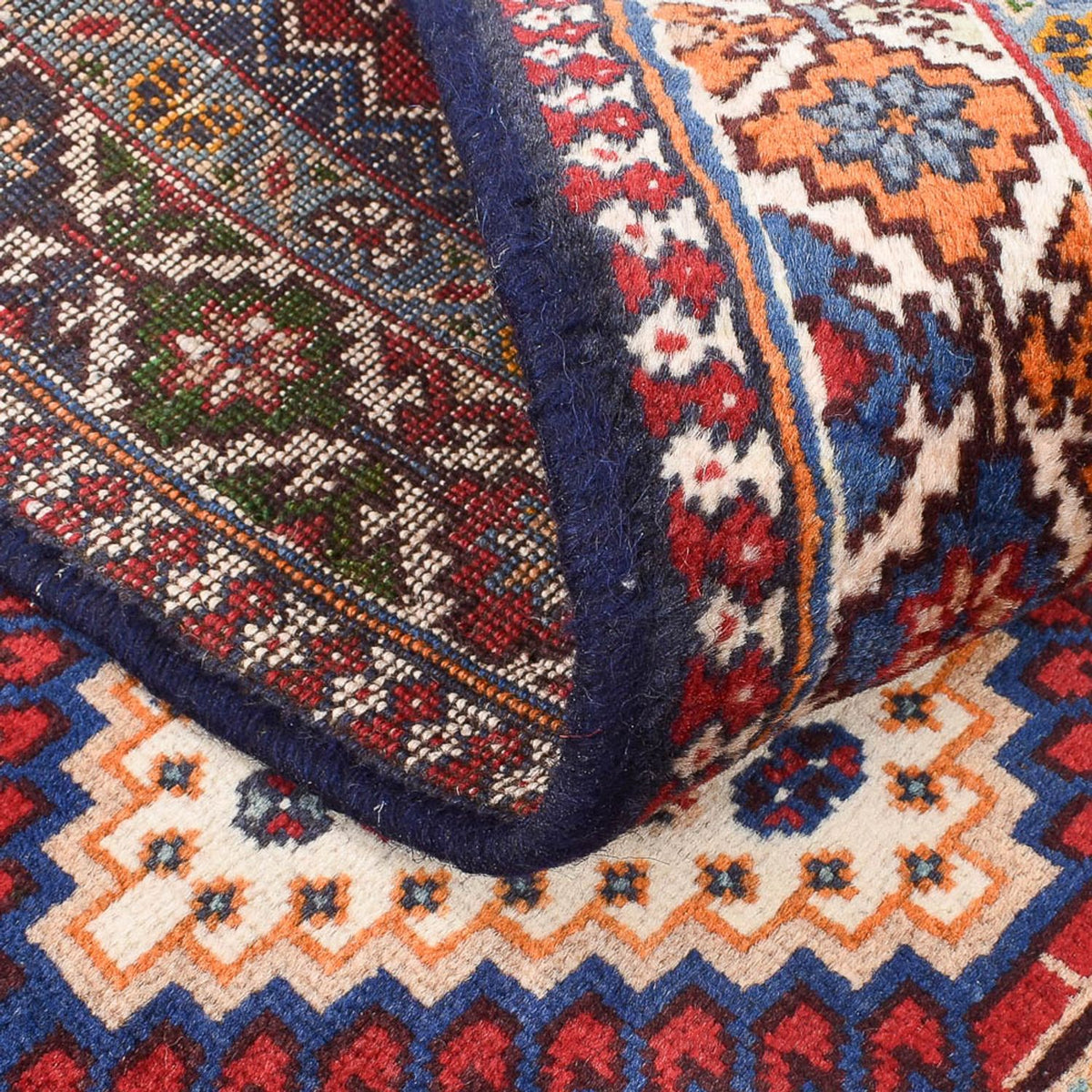 Alfombra persa - Nómada - 147 x 97 cm - rojo