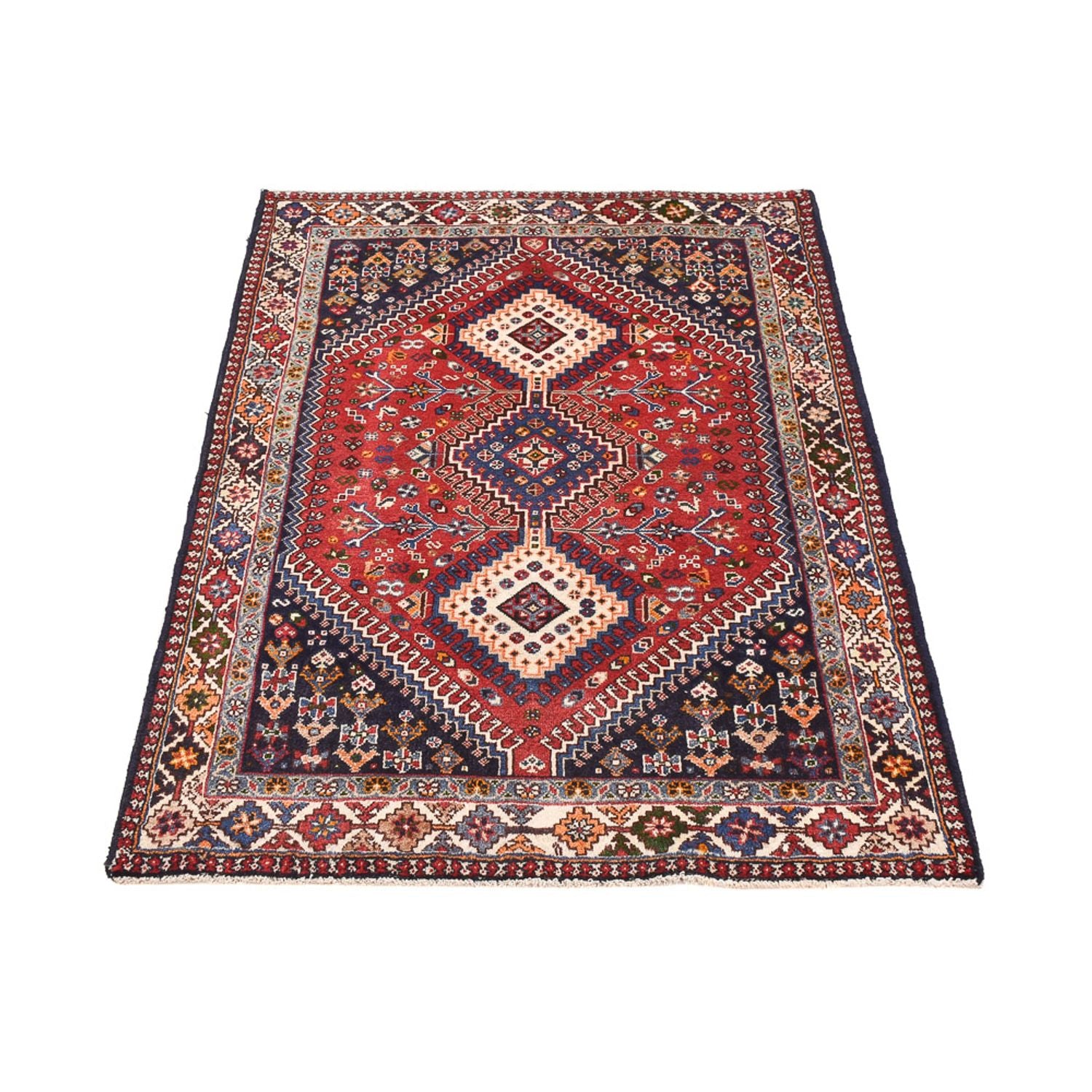 Alfombra persa - Nómada - 147 x 97 cm - rojo
