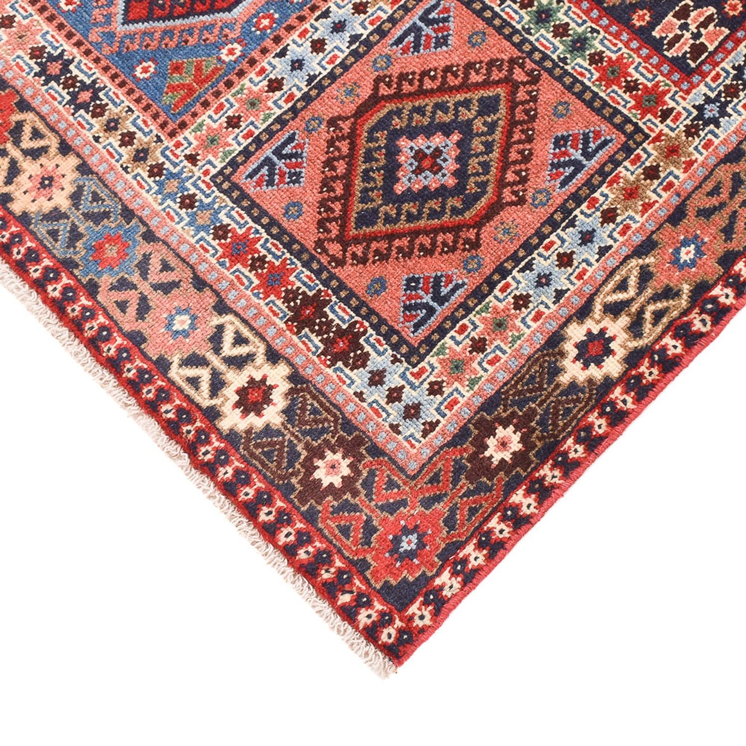 Alfombra persa - Nómada - 148 x 100 cm - multicolor