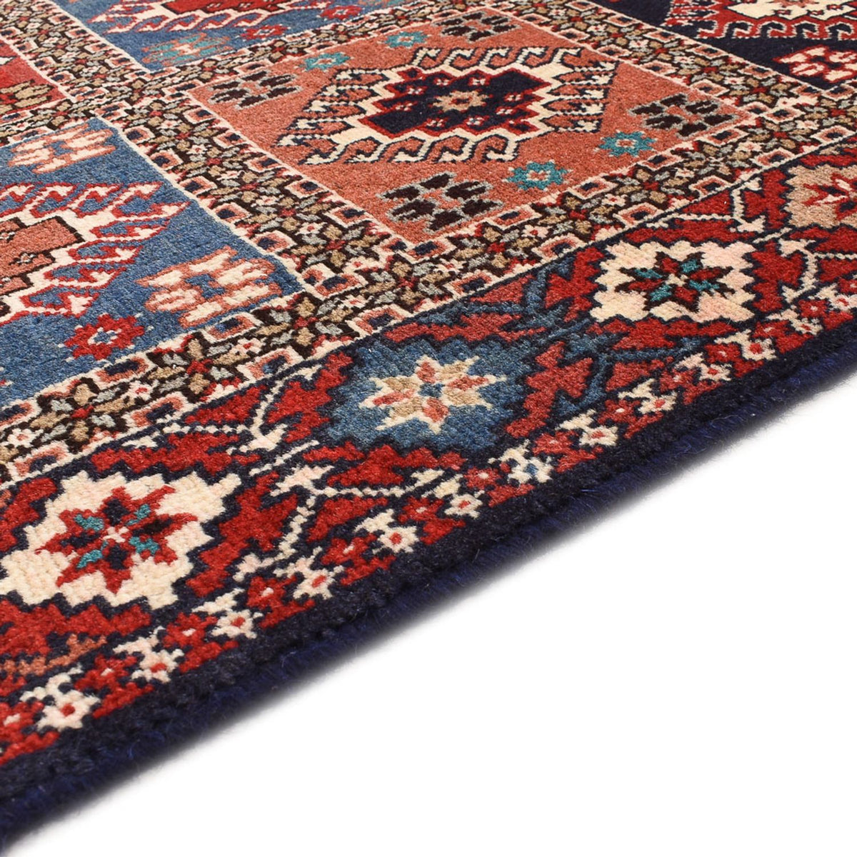 Alfombra persa - Nómada - 150 x 97 cm - multicolor