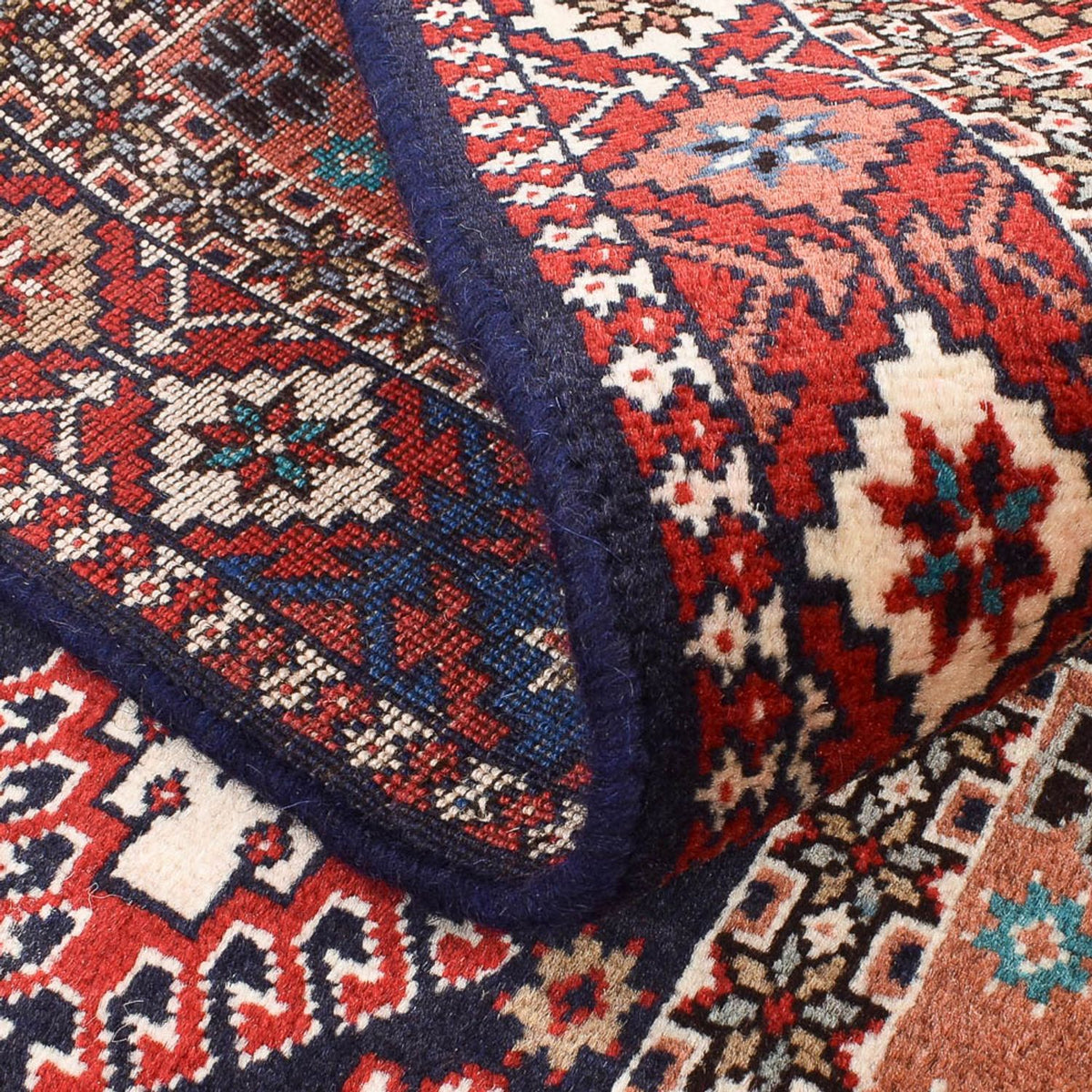 Alfombra persa - Nómada - 150 x 97 cm - multicolor