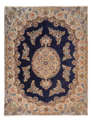 Alfombra persa - Real - 340 x 257 cm - azul oscuro