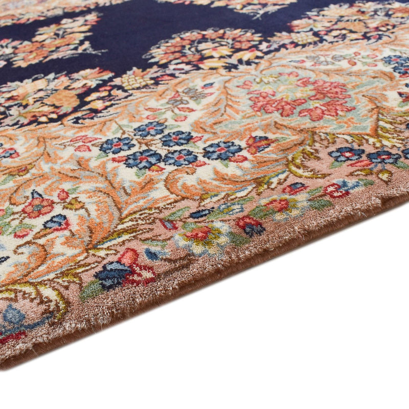 Alfombra persa - Real - 340 x 257 cm - azul oscuro