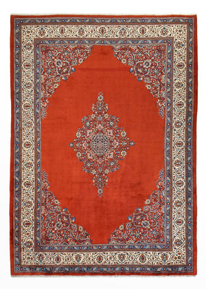 Alfombra persa - Clásica - Real - 384 x 272 cm - rojo