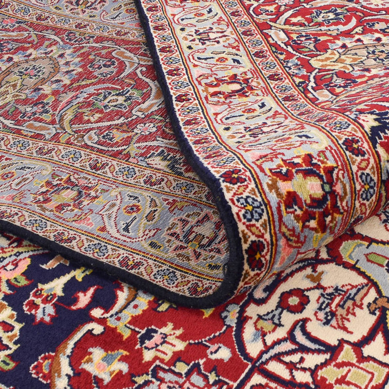 Alfombra persa - Keshan - 389 x 302 cm - azul oscuro