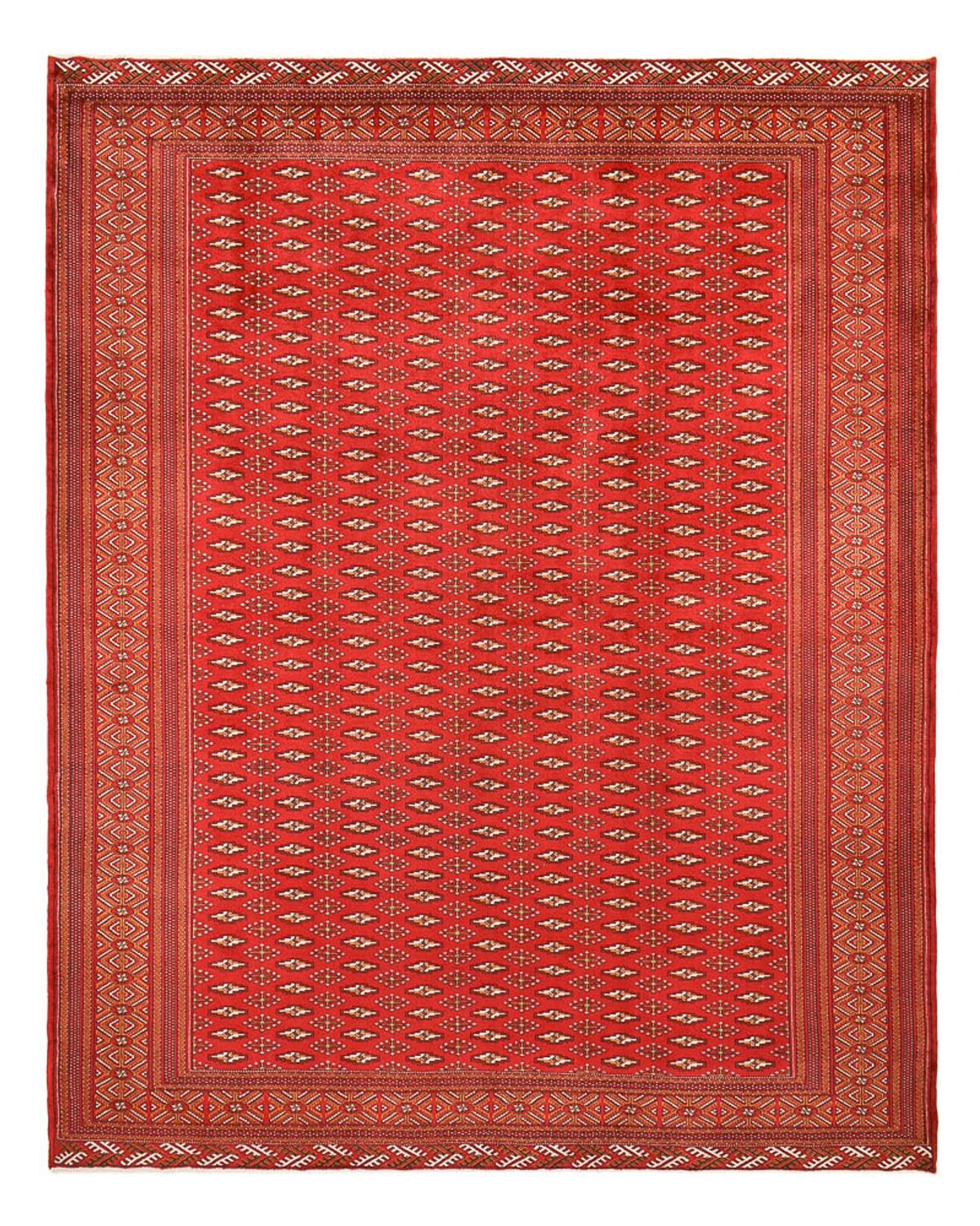 Alfombra Turkaman - 385 x 305 cm - rojo