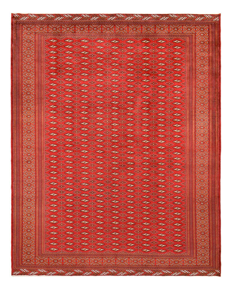 Alfombra Turkaman - 385 x 305 cm - rojo