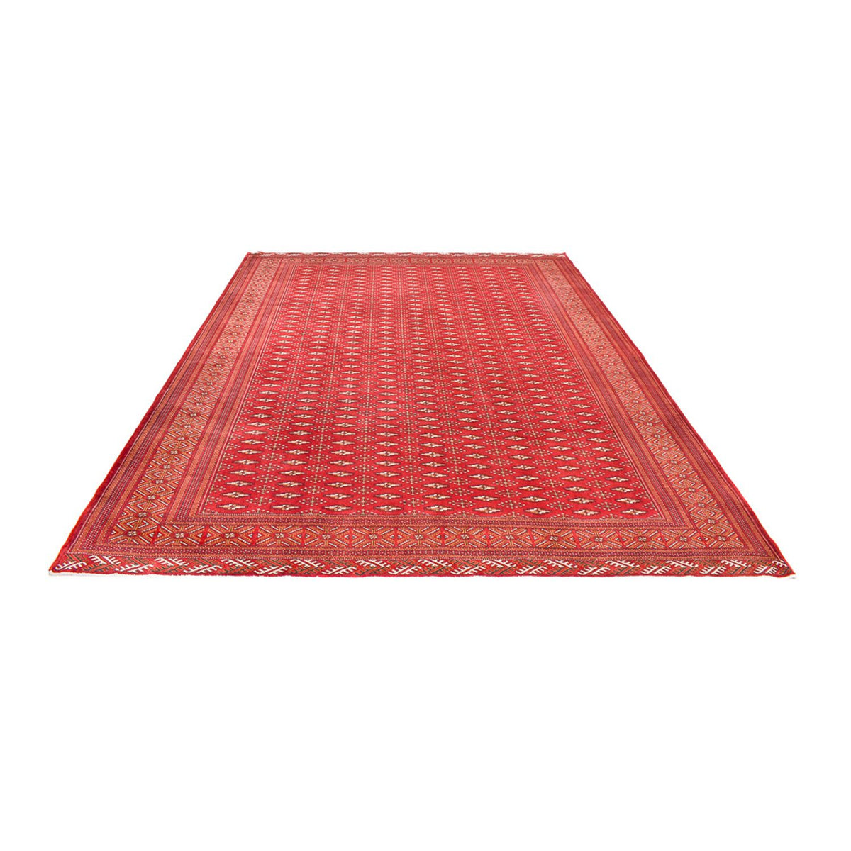 Alfombra Turkaman - 385 x 305 cm - rojo