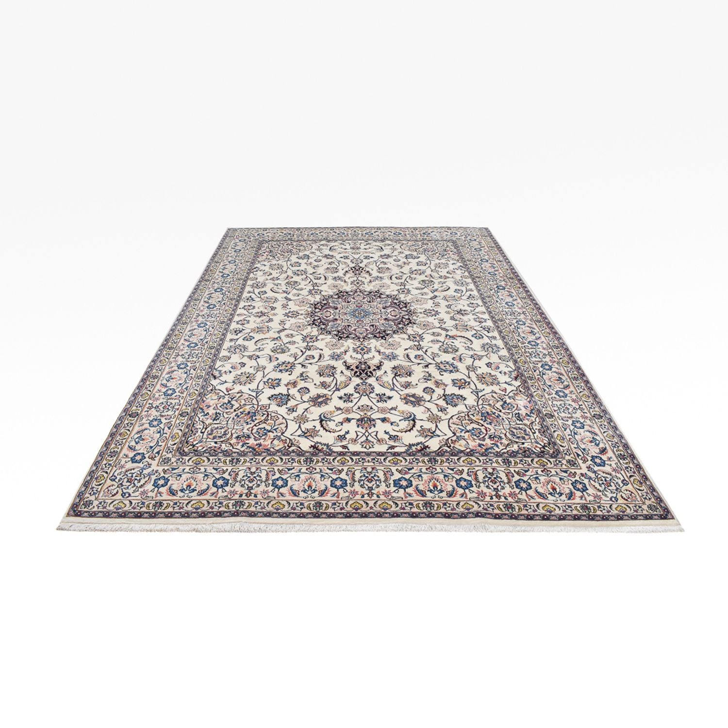 Alfombra persa - Clásica - Real - 336 x 241 cm - gris claro