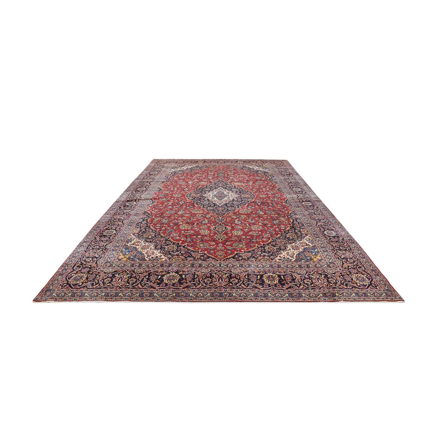 Alfombra persa - Keshan - 482 x 295 cm - rojo