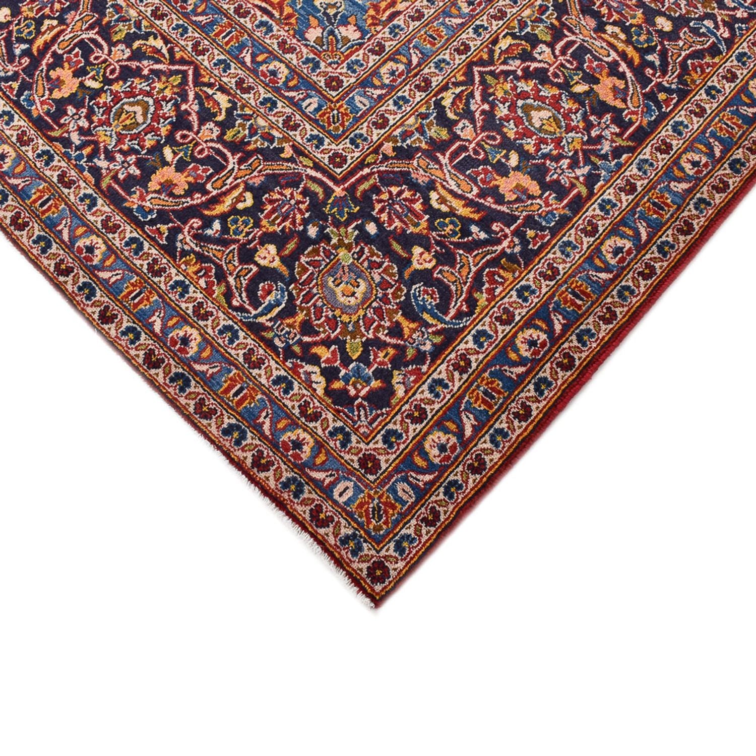 Alfombra persa - Keshan - 390 x 294 cm - rojo