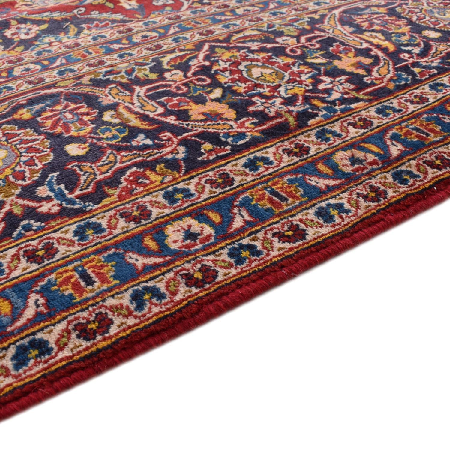 Alfombra persa - Keshan - 390 x 294 cm - rojo