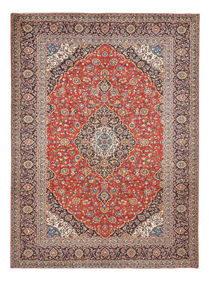 Alfombra persa - Keshan - 398 x 300 cm - rojo