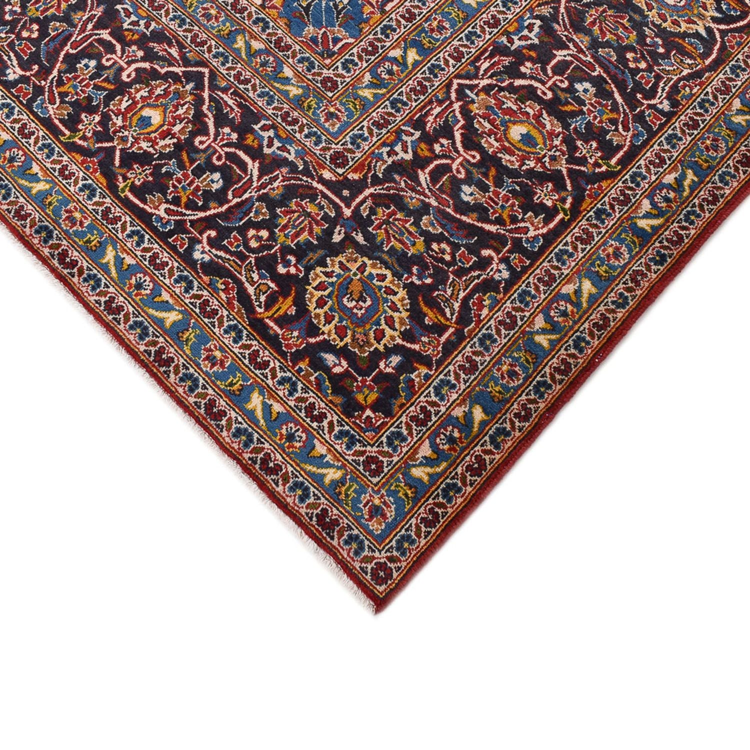 Alfombra persa - Keshan - 398 x 300 cm - rojo