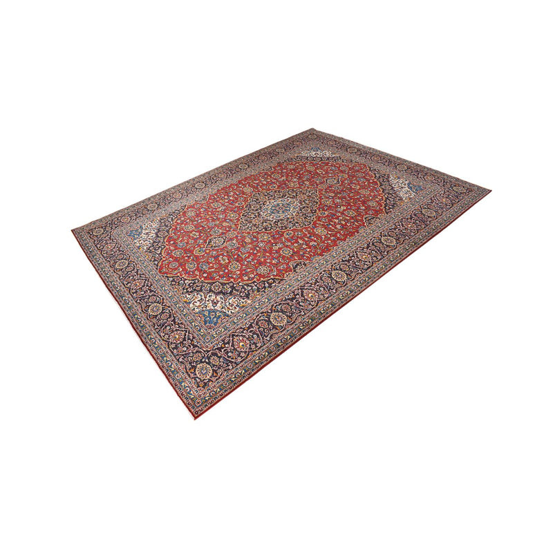 Alfombra persa - Keshan - 398 x 300 cm - rojo