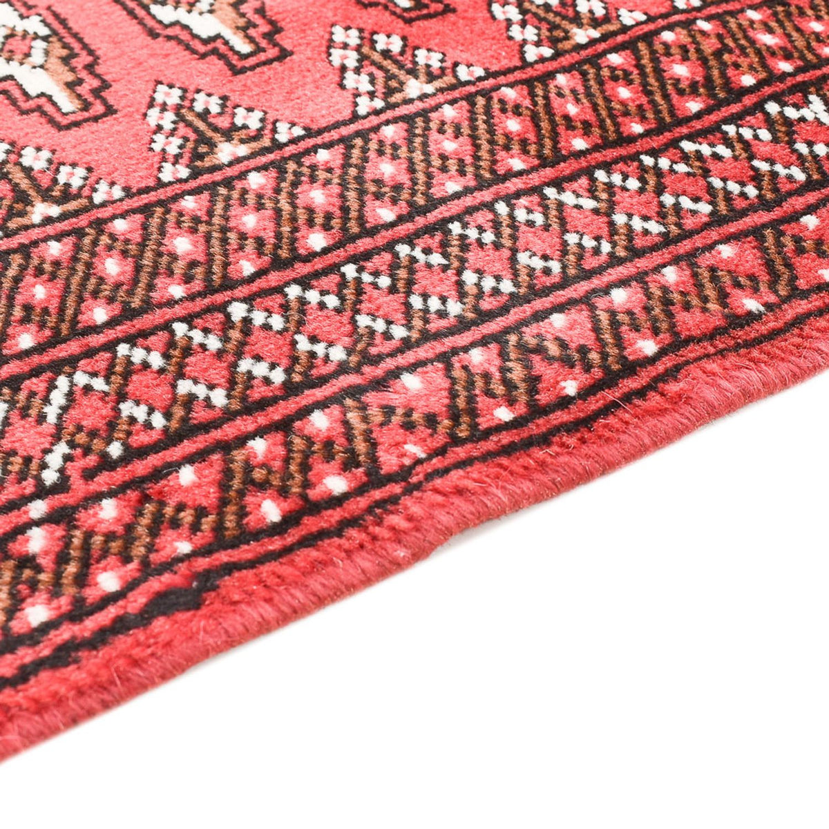 Alfombra Turkaman - 135 x 94 cm - rojo