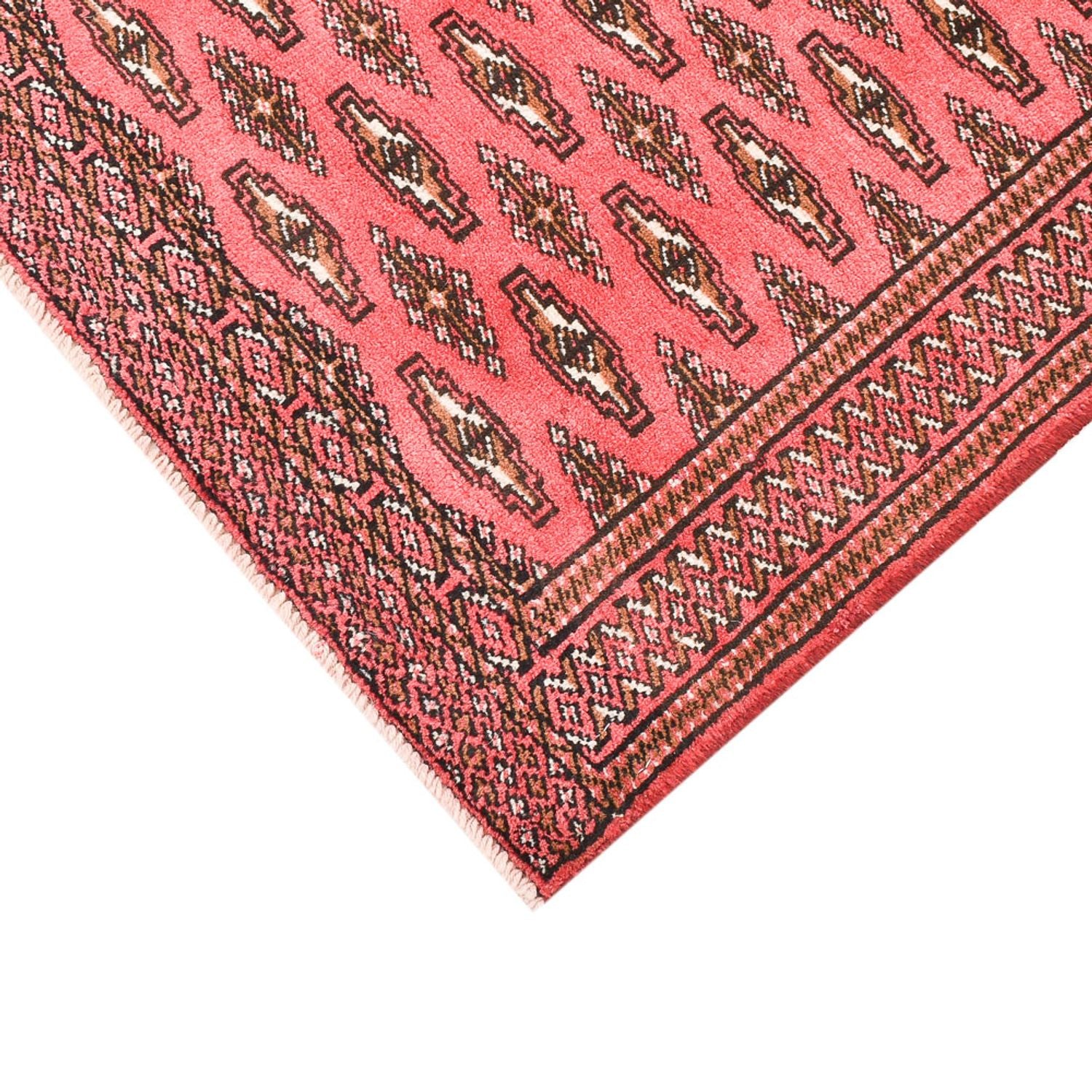 Alfombra Turkaman - 147 x 93 cm - rojo