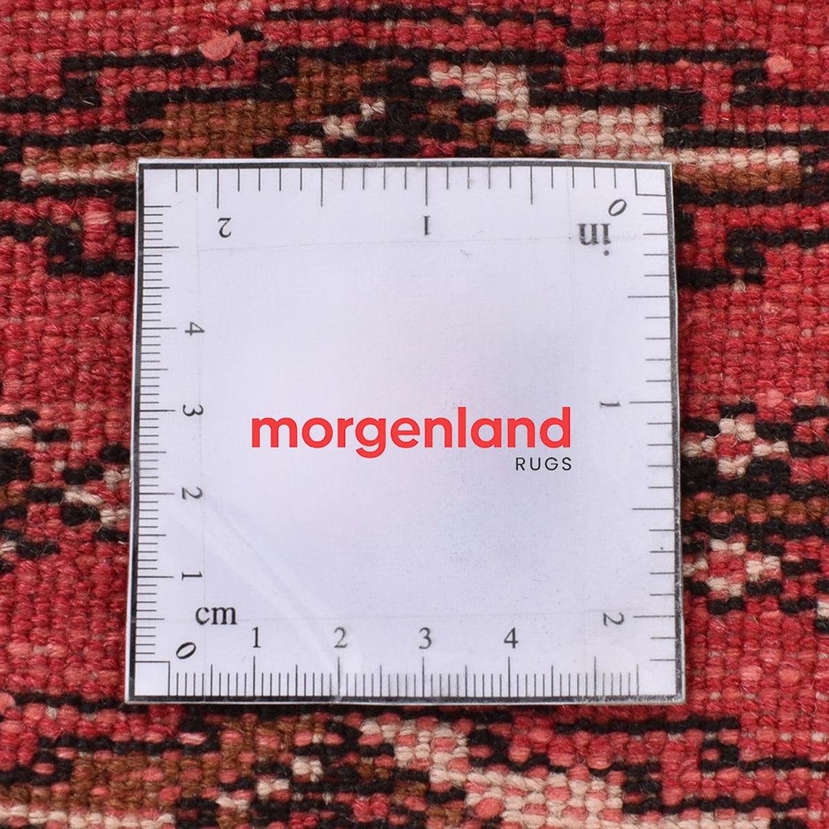 Alfombra Turkaman - 147 x 93 cm - rojo