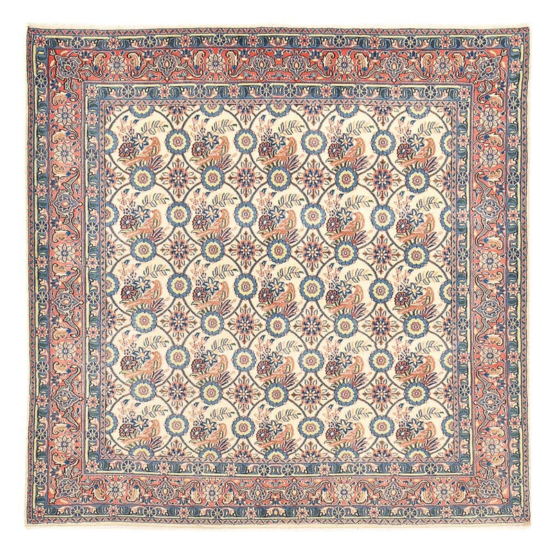 Alfombra persa - Keshan cuadrado  - 192 x 195 cm - multicolor